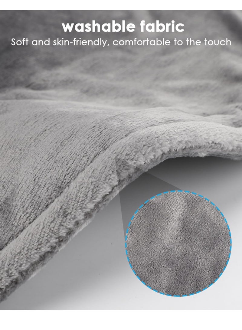 نكومي وسادة تدفئة كهربائية، وسادة تدفئة للرقبة والكتفين والظهر والبطن، تدليك لتخفيف الآلام، تدليك للعلاج الطبيعي - Image 2